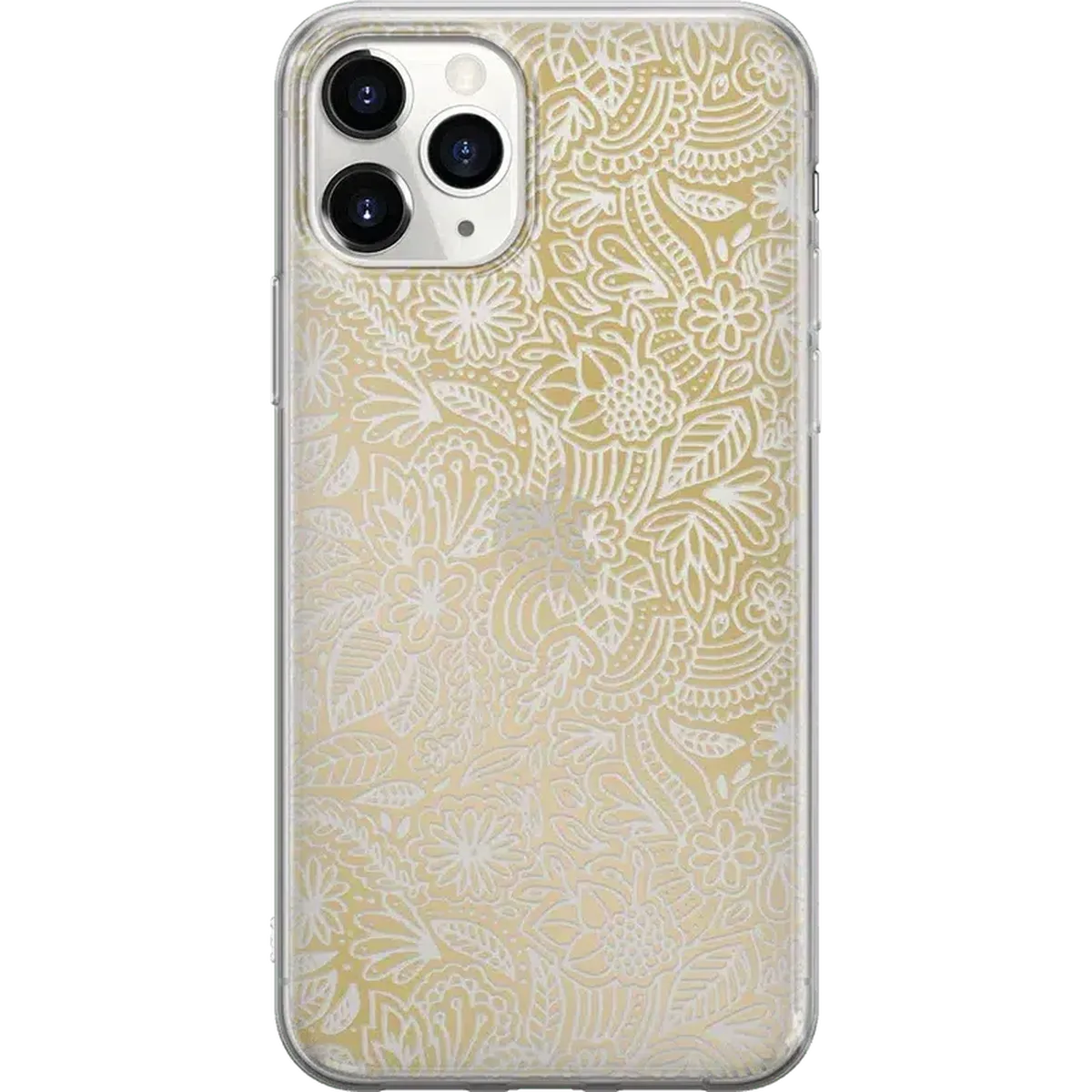 Floral Mandala | Rose Gold Clear Case iPhone Case get.casely