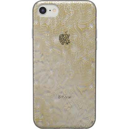 Floral Mandala | Rose Gold Clear Case iPhone Case get.casely