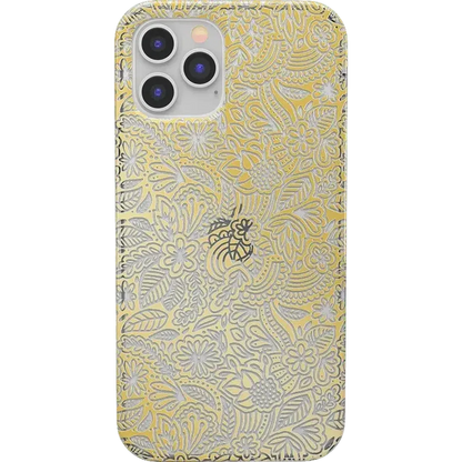 Floral Mandala | Rose Gold Clear Case iPhone Case get.casely