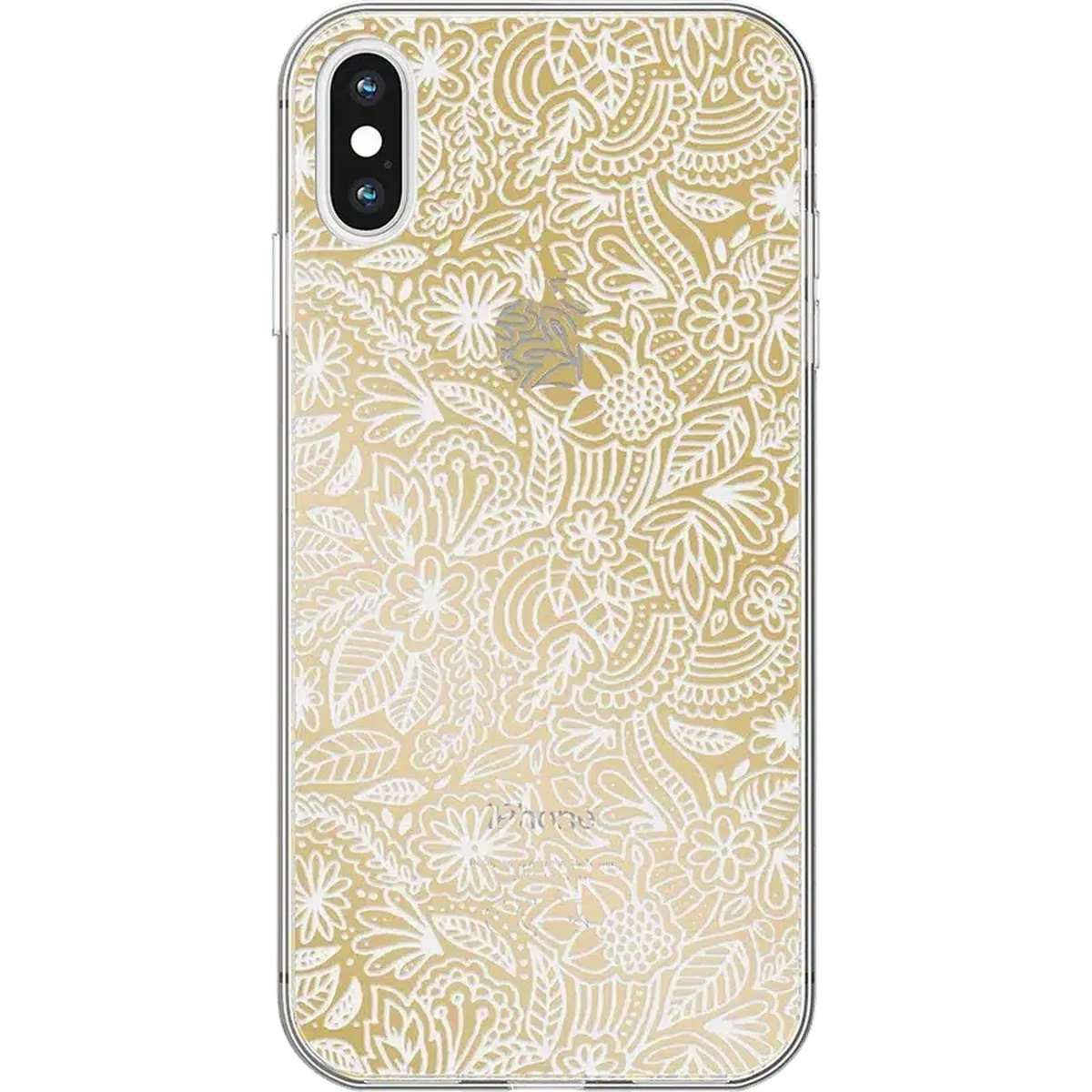 Floral Mandala | Rose Gold Clear Case iPhone Case get.casely