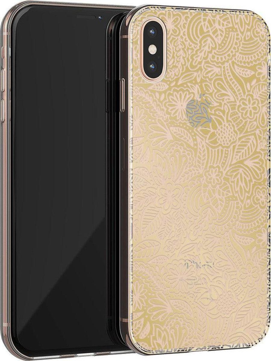 Floral Mandala | Rose Gold Clear Case iPhone Case get.casely