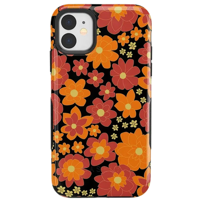 Flower Child | Bright Retro Floral Case iPhone Case get.casely Bold iPhone 11