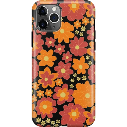 Flower Child | Bright Retro Floral Case iPhone Case get.casely Classic iPhone 11 Pro
