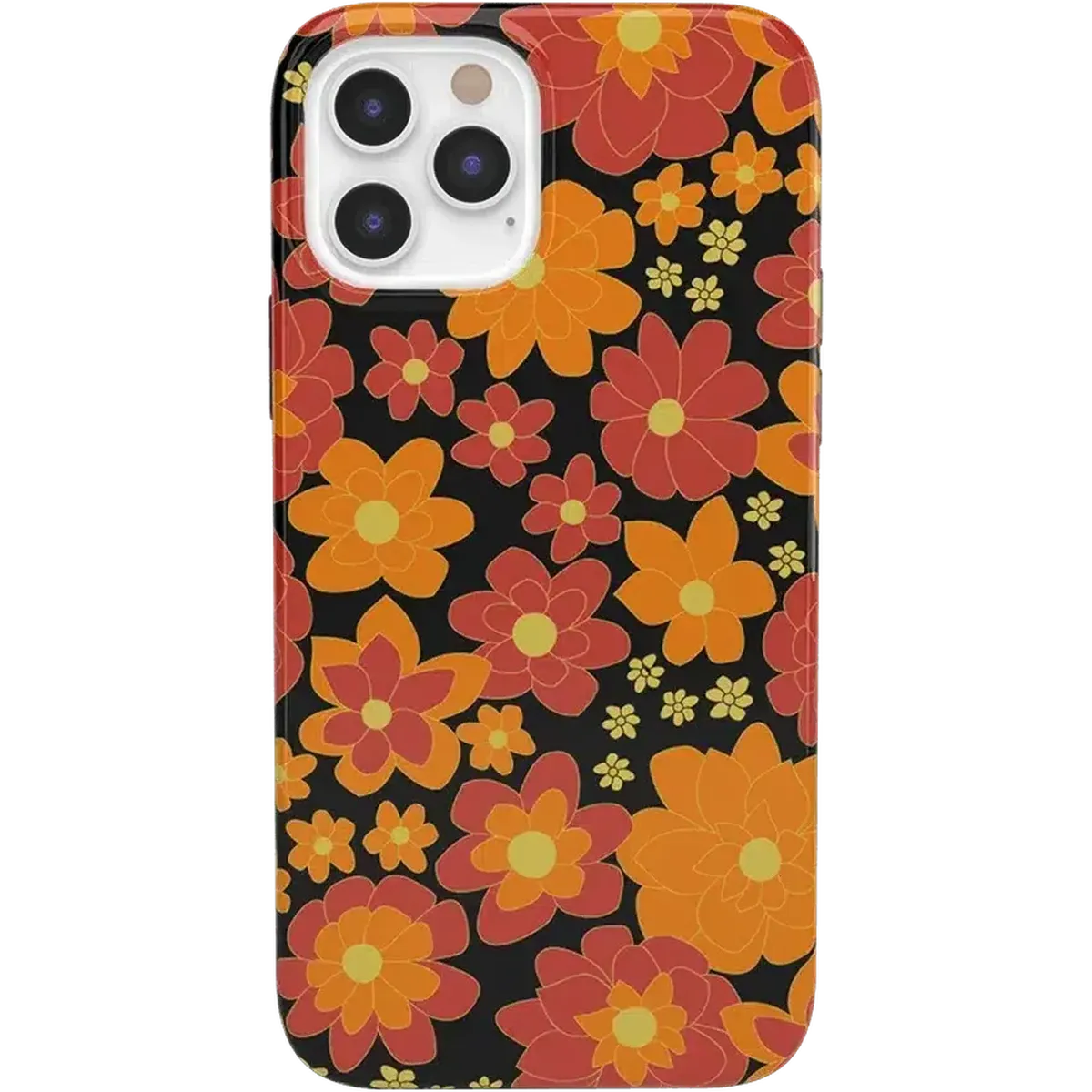 Flower Child | Bright Retro Floral Case iPhone Case get.casely Classic iPhone 12 Pro