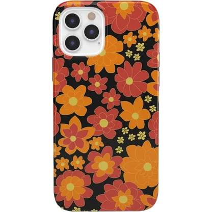 Flower Child | Bright Retro Floral Case iPhone Case get.casely Classic iPhone 12 Pro