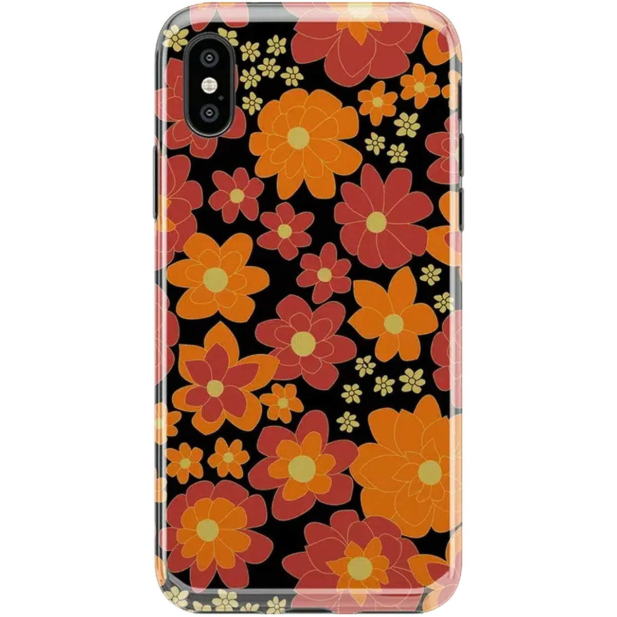 Flower Child | Bright Retro Floral Case iPhone Case get.casely Classic iPhone X / XS
