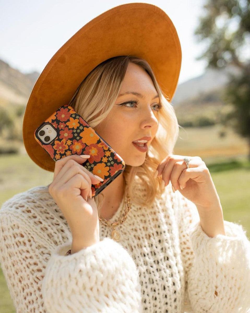 Flower Child | Bright Retro Floral Case iPhone Case get.casely