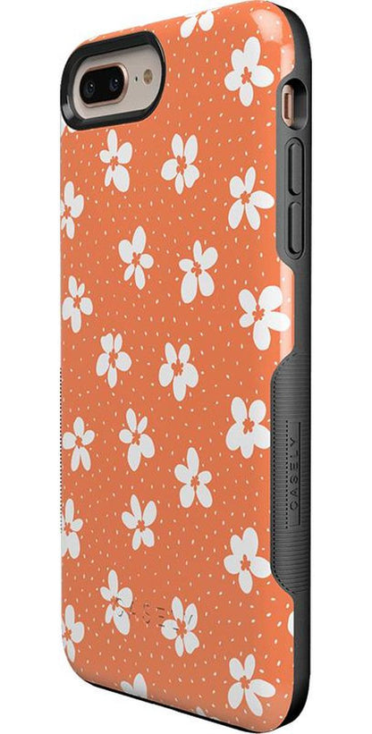 Flower My World | Burnt Orange Floral Case iPhone Case get.casely