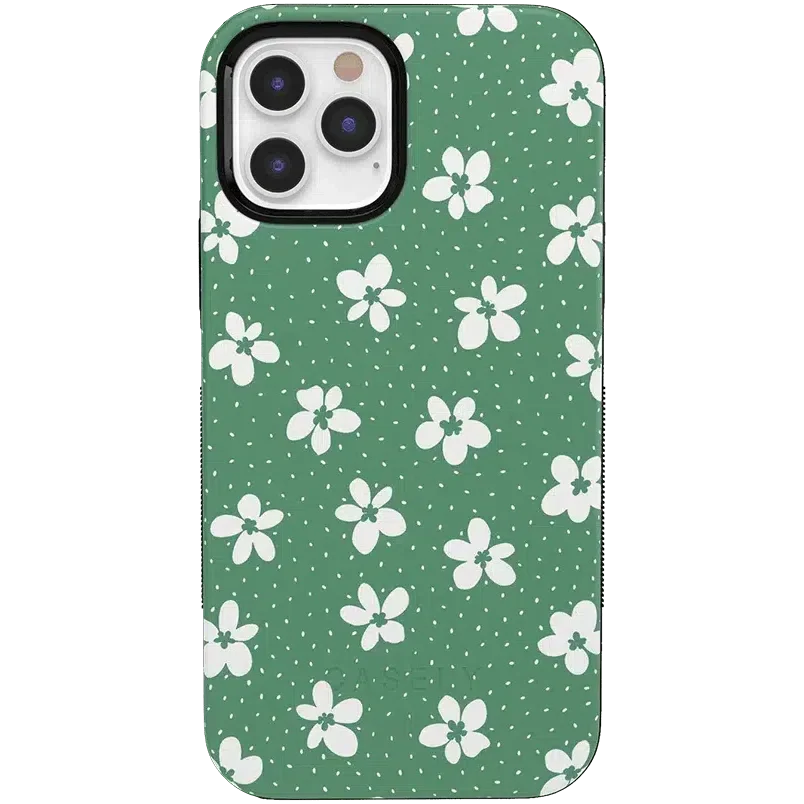 Flower My World | Jade Green Floral Case iPhone Case get.casely Bold iPhone 12 Pro Max