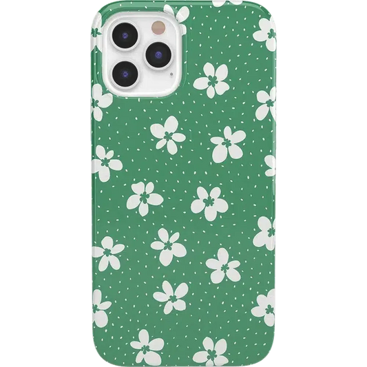 Flower My World | Jade Green Floral Case iPhone Case get.casely Classic iPhone 12 Pro