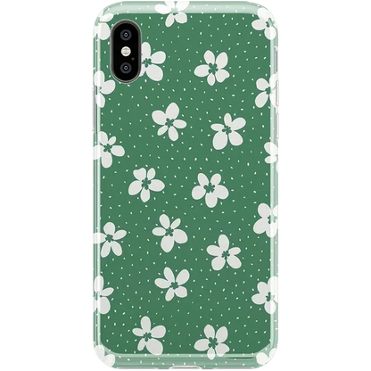 Flower My World | Jade Green Floral Case iPhone Case get.casely Classic iPhone XS Max