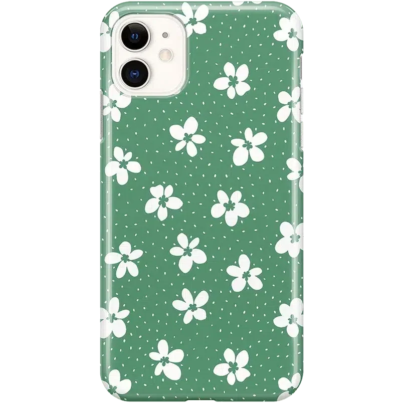 Flower My World | Jade Green Floral Case iPhone Case get.casely