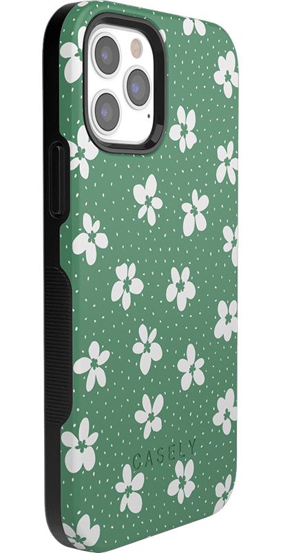 Flower My World | Jade Green Floral Case iPhone Case get.casely
