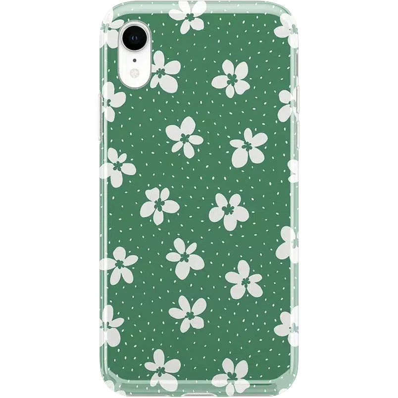 Flower My World | Jade Green Floral Case iPhone Case get.casely