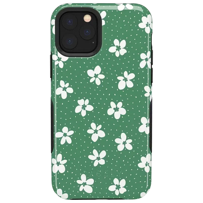 Flower My World | Jade Green Floral Case iPhone Case get.casely