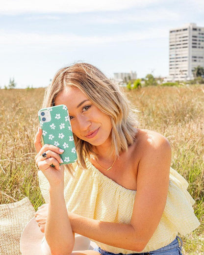 Flower My World | Jade Green Floral Case iPhone Case get.casely
