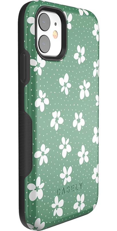 Flower My World | Jade Green Floral Case iPhone Case get.casely