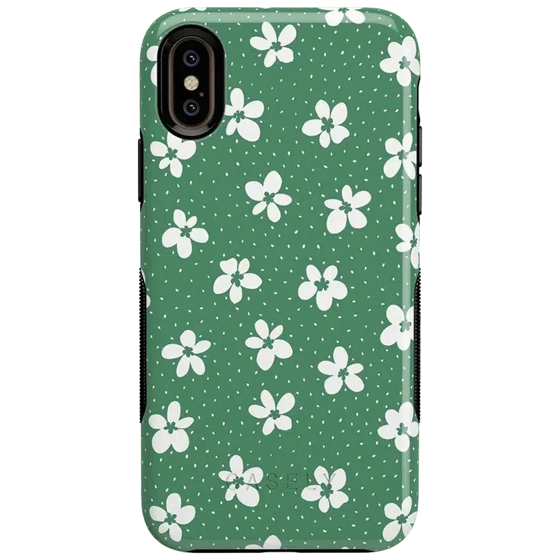 Flower My World | Jade Green Floral Case iPhone Case get.casely
