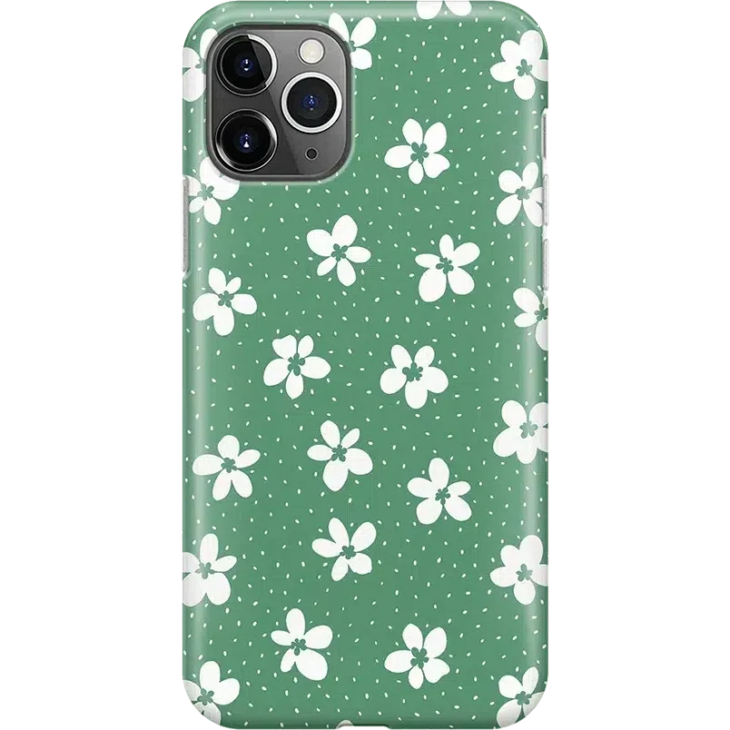 Flower My World | Jade Green Floral Case iPhone Case get.casely