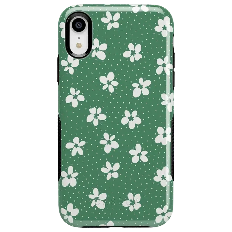 Flower My World | Jade Green Floral Case iPhone Case get.casely