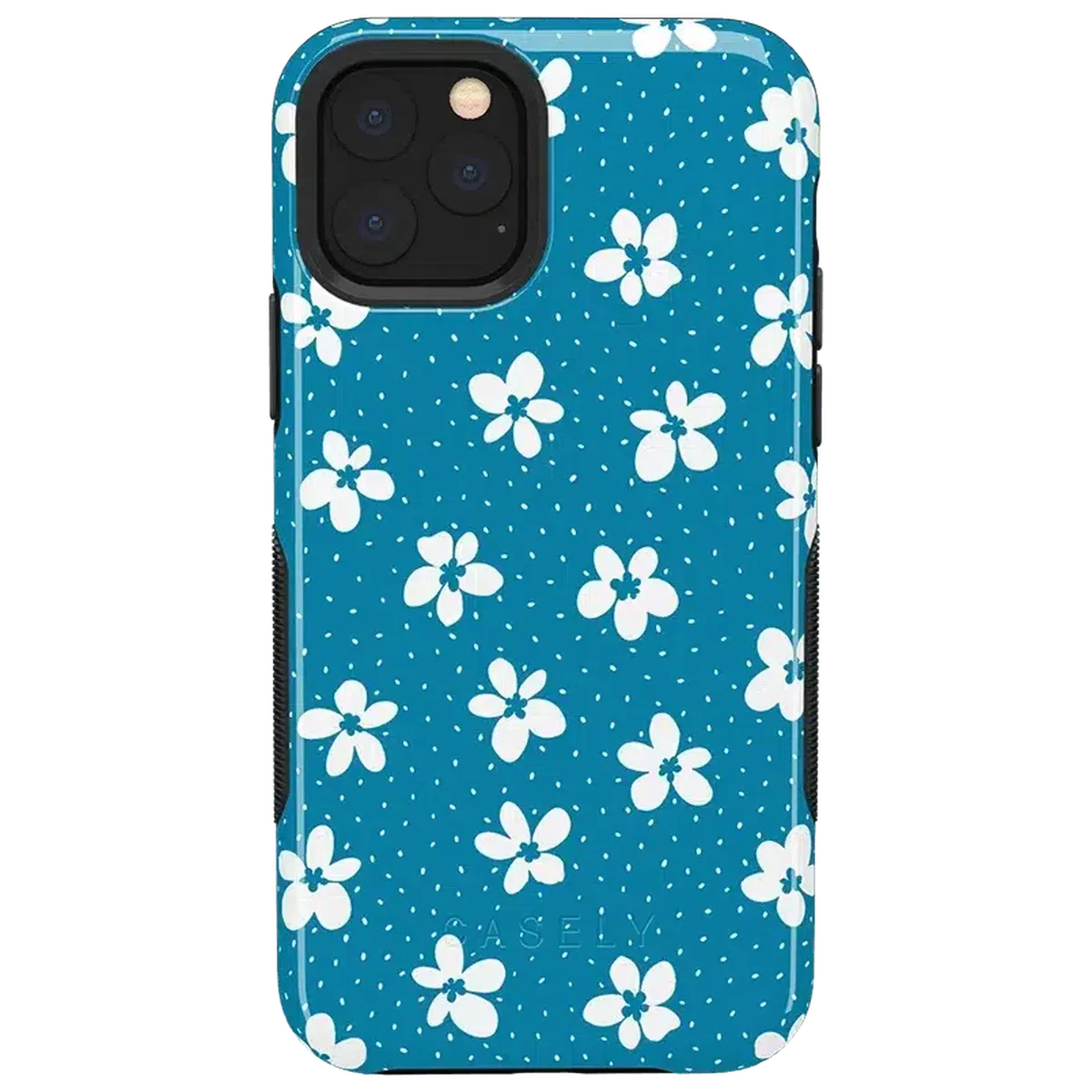 Flower My World | Ocean Blue Floral Case iPhone Case get.casely Bold iPhone 11 Pro