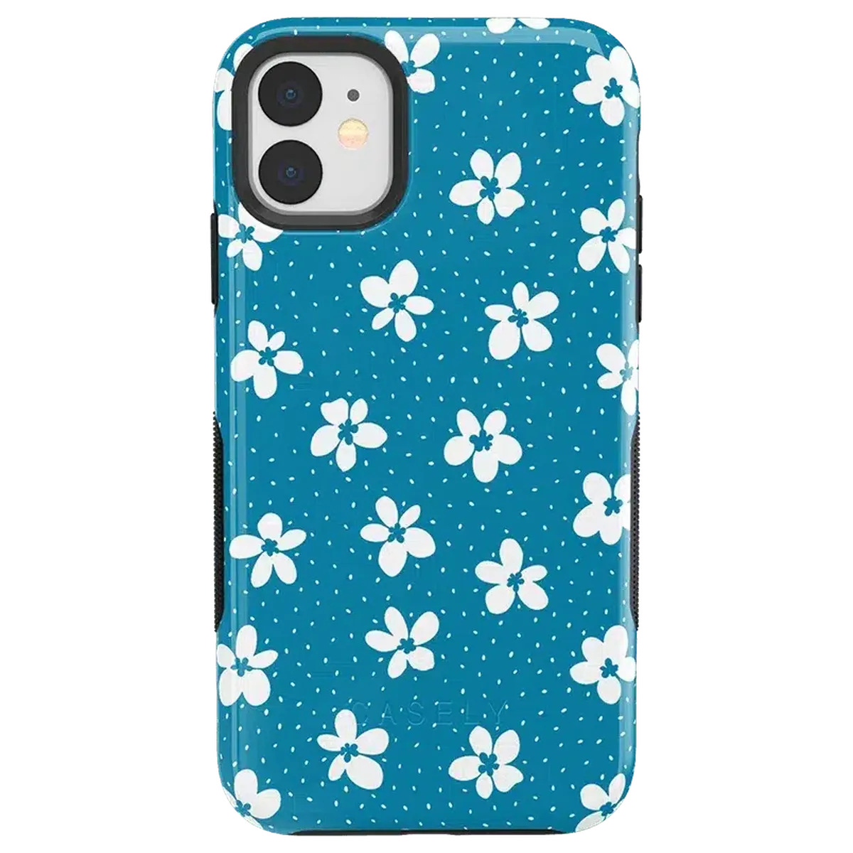 Flower My World | Ocean Blue Floral Case iPhone Case get.casely Bold iPhone 11