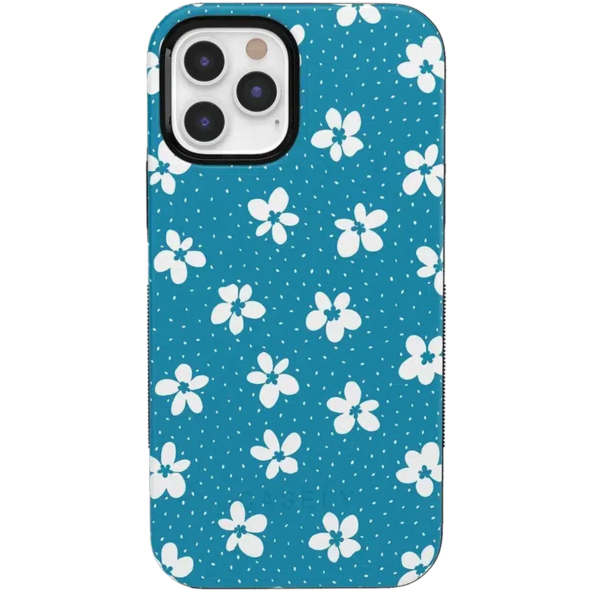 Flower My World | Ocean Blue Floral Case iPhone Case get.casely Bold iPhone 12 Pro