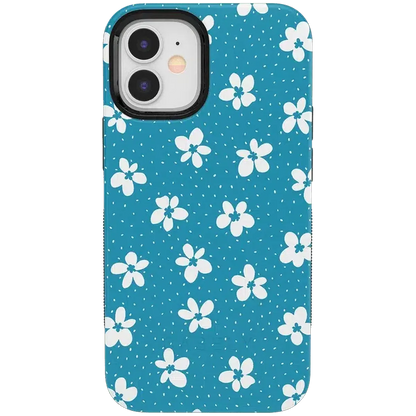 Flower My World | Ocean Blue Floral Case iPhone Case get.casely Bold iPhone 12 Mini