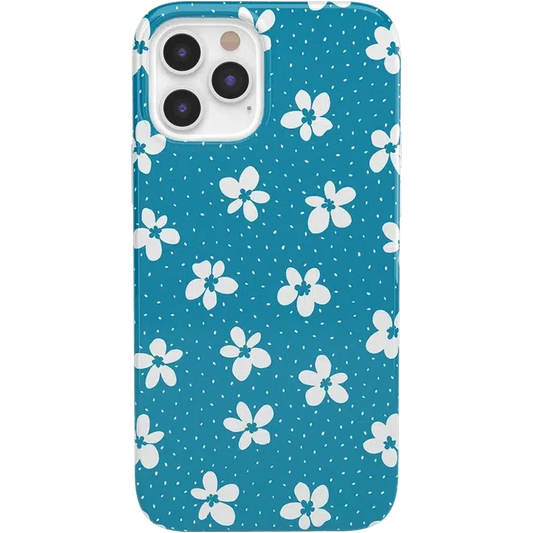 Flower My World | Ocean Blue Floral Case iPhone Case get.casely Classic iPhone 12 Pro Max