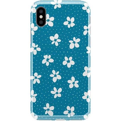 Flower My World | Ocean Blue Floral Case iPhone Case get.casely Classic iPhone XS Max