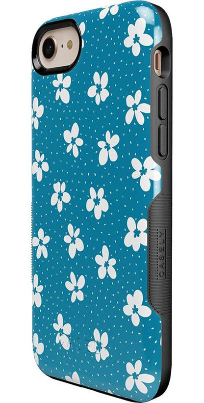 Flower My World | Ocean Blue Floral Case iPhone Case get.casely