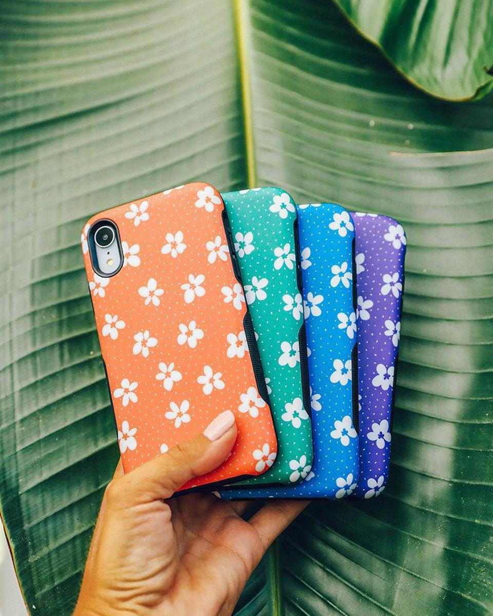 Flower My World | Ocean Blue Floral Case iPhone Case get.casely