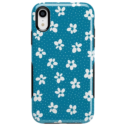 Flower My World | Ocean Blue Floral Case iPhone Case get.casely
