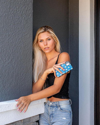 Flower My World | Ocean Blue Floral Case iPhone Case get.casely