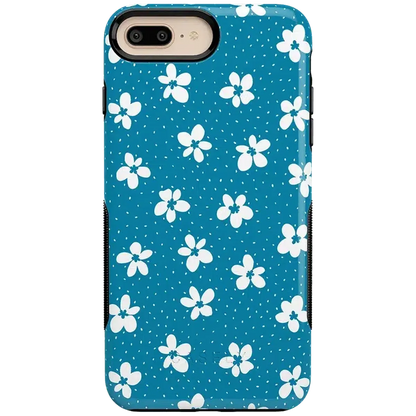 Flower My World | Ocean Blue Floral Case iPhone Case get.casely