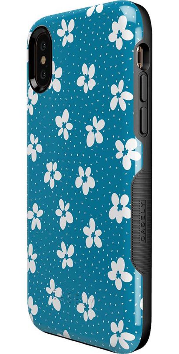 Flower My World | Ocean Blue Floral Case iPhone Case get.casely
