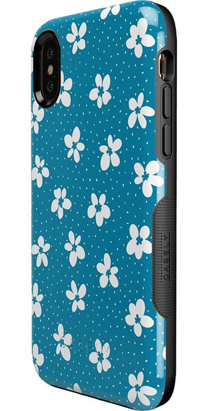 Flower My World | Ocean Blue Floral Case iPhone Case get.casely