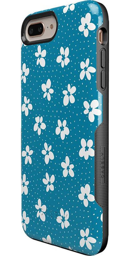 Flower My World | Ocean Blue Floral Case iPhone Case get.casely