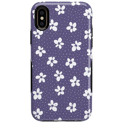 Flower My World | Purple Mauve Floral Case iPhone Case get.casely Bold iPhone XS Max