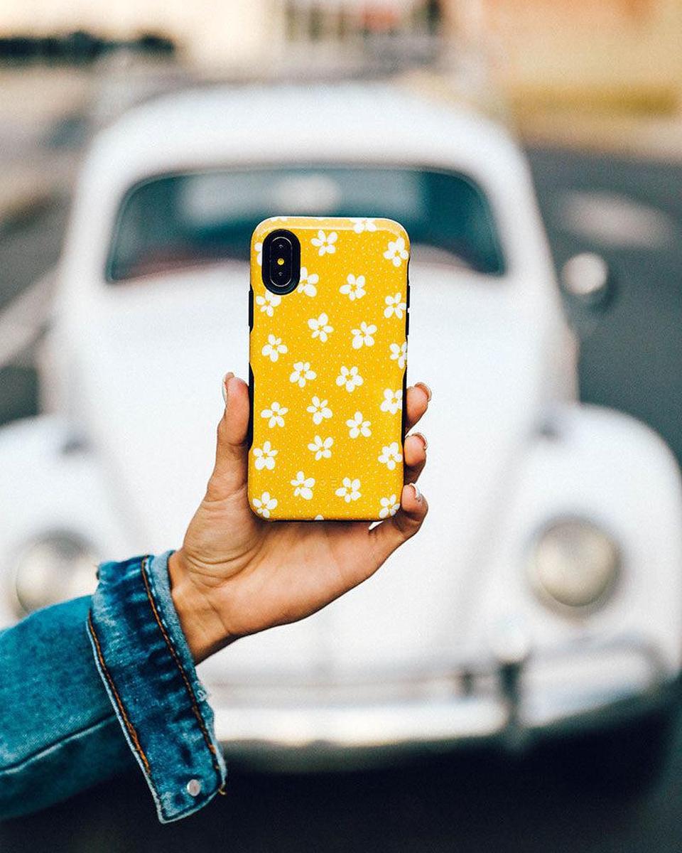 Flower My World | Yellow Floral Case iPhone Case get.casely