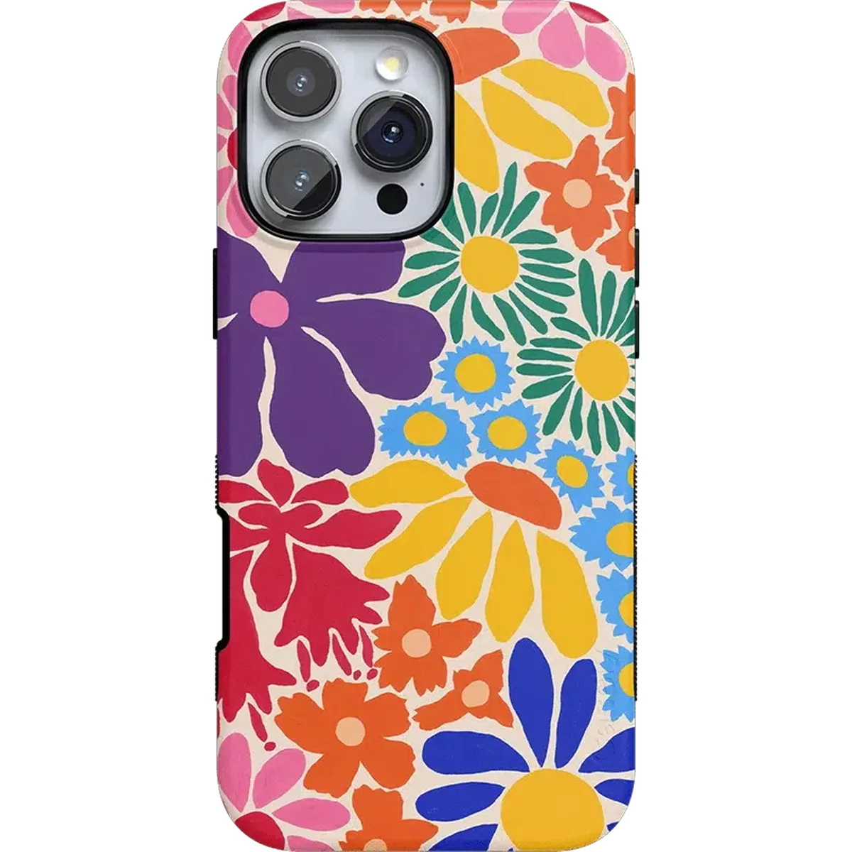 Flower Patch | Multi-Color Floral Case iPhone Case get.casely Bold + MagSafe® iPhone 16 Pro Max