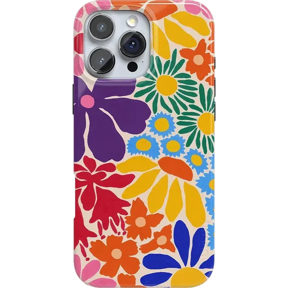 Flower Patch | Multi-Color Floral Case iPhone Case get.casely Classic + MagSafe® iPhone 16 Pro Max