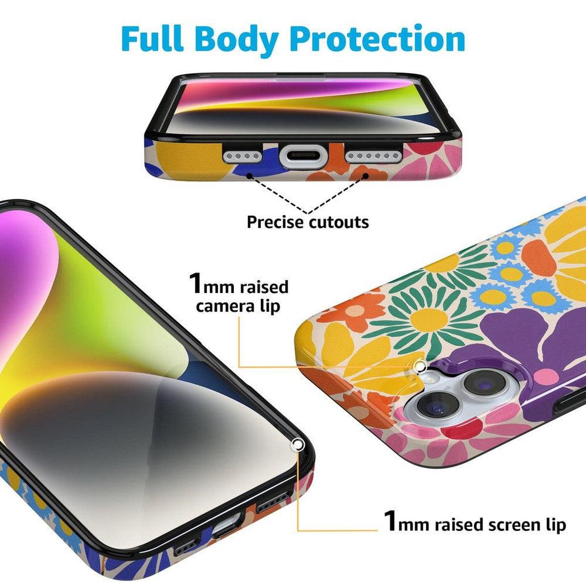 Flower Patch | Multi-Color Floral Case iPhone Case get.casely