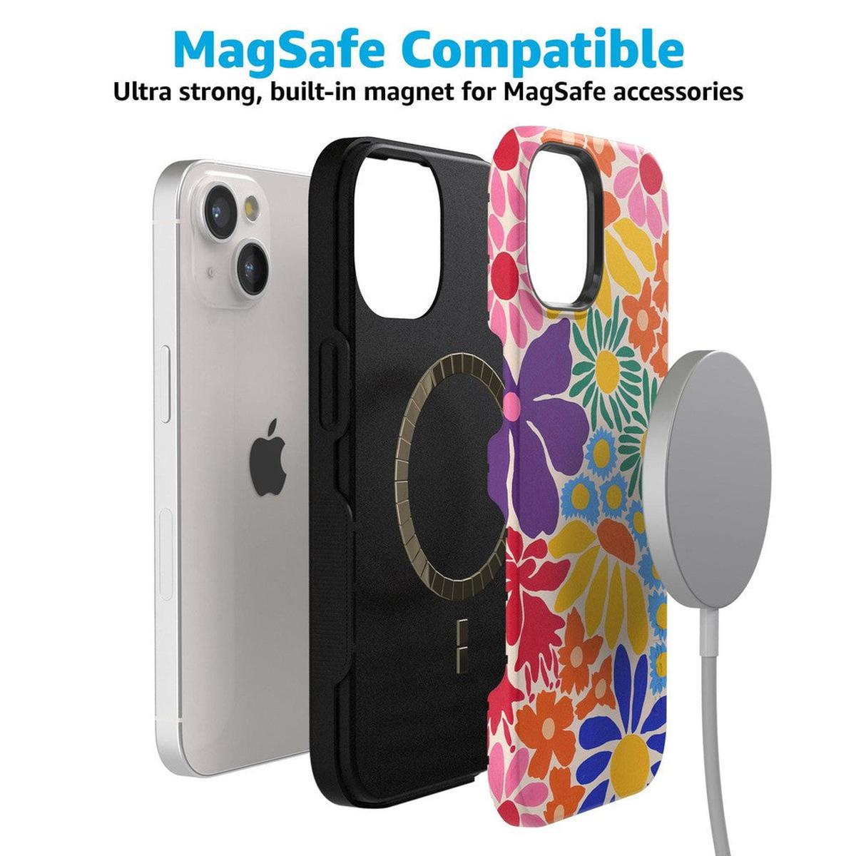 Flower Patch | Multi-Color Floral Case iPhone Case get.casely