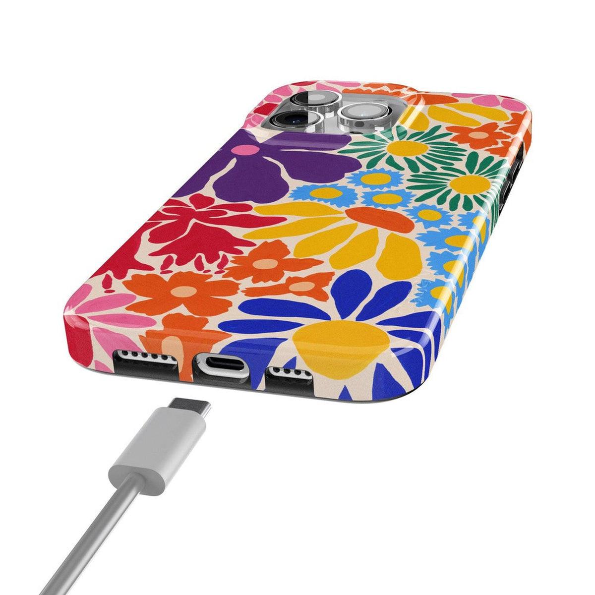 Flower Patch | Multi-Color Floral Case iPhone Case get.casely