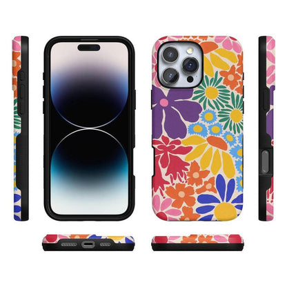 Flower Patch | Multi-Color Floral Case iPhone Case get.casely