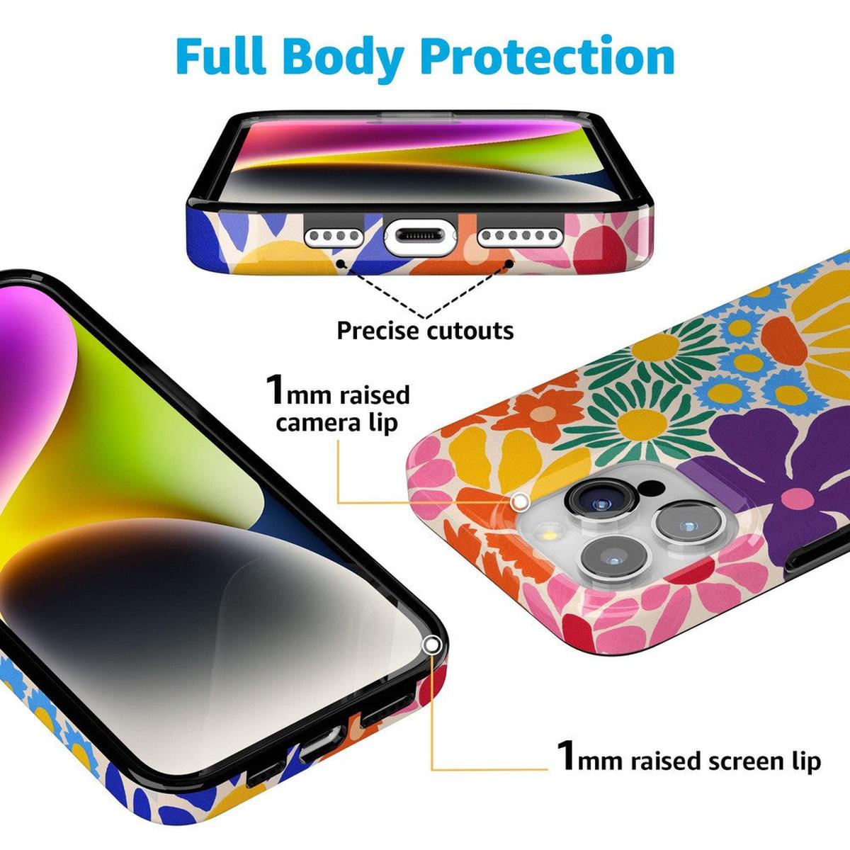 Flower Patch | Multi-Color Floral Case iPhone Case get.casely