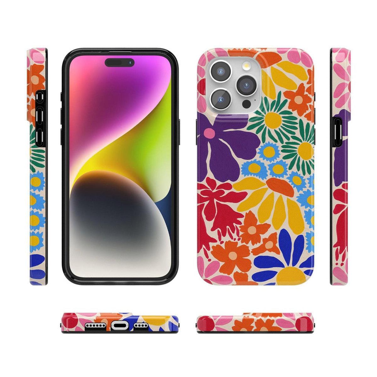 Flower Patch | Multi-Color Floral Case iPhone Case get.casely