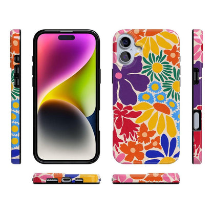 Flower Patch | Multi-Color Floral Case iPhone Case get.casely