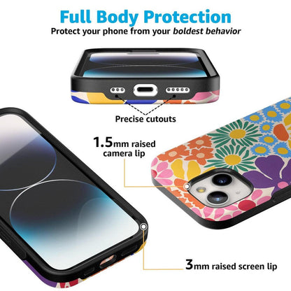Flower Patch | Multi-Color Floral Case iPhone Case get.casely